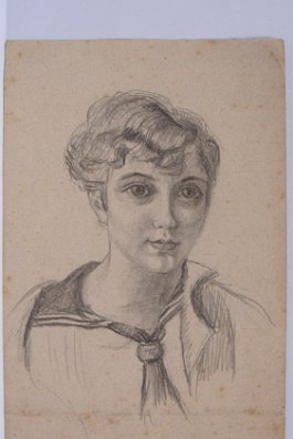 Selbstportrait.., ca. 1915..... null