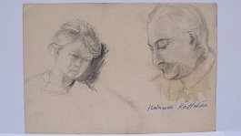Doppelportrait: Heinreich Kattchée und Meta Kattchée?..(Cousine von E.v. Hoerschelmann) null